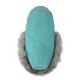 Youth Mini Suede Turquoise Moccasin