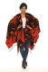 Poncho Starburst Design Reversible