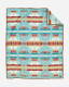 Robe Chief Joseph Aqua  Pendleton Blanket 64" X 80"