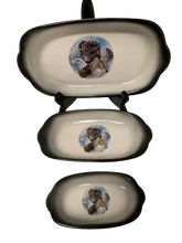 Ceramic Serving Trays 3Pcs Set Trio