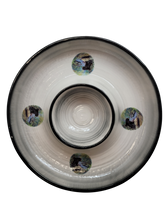 Ceramic Chip Dip Round Design Bear Stream