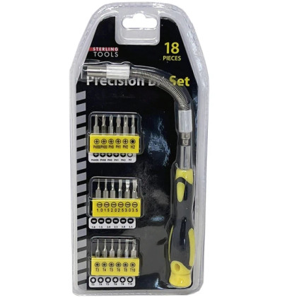 PRECISION BIT SET 18PCS