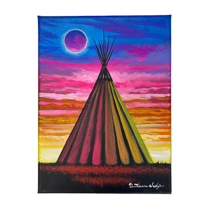 Canvas Painting 9x12 By James Wedzin