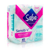 Saba - Protectores Diarios Regulares Sensiti-V / Sensiti-V Daily Liners Regular (40 Liners) Saba - Protectores Diarios Regulares Sensiti-V / Sensiti-V Daily Liners Regular (40 Liners)