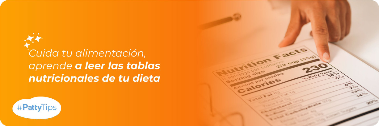 Como leer las tablas nutricionales