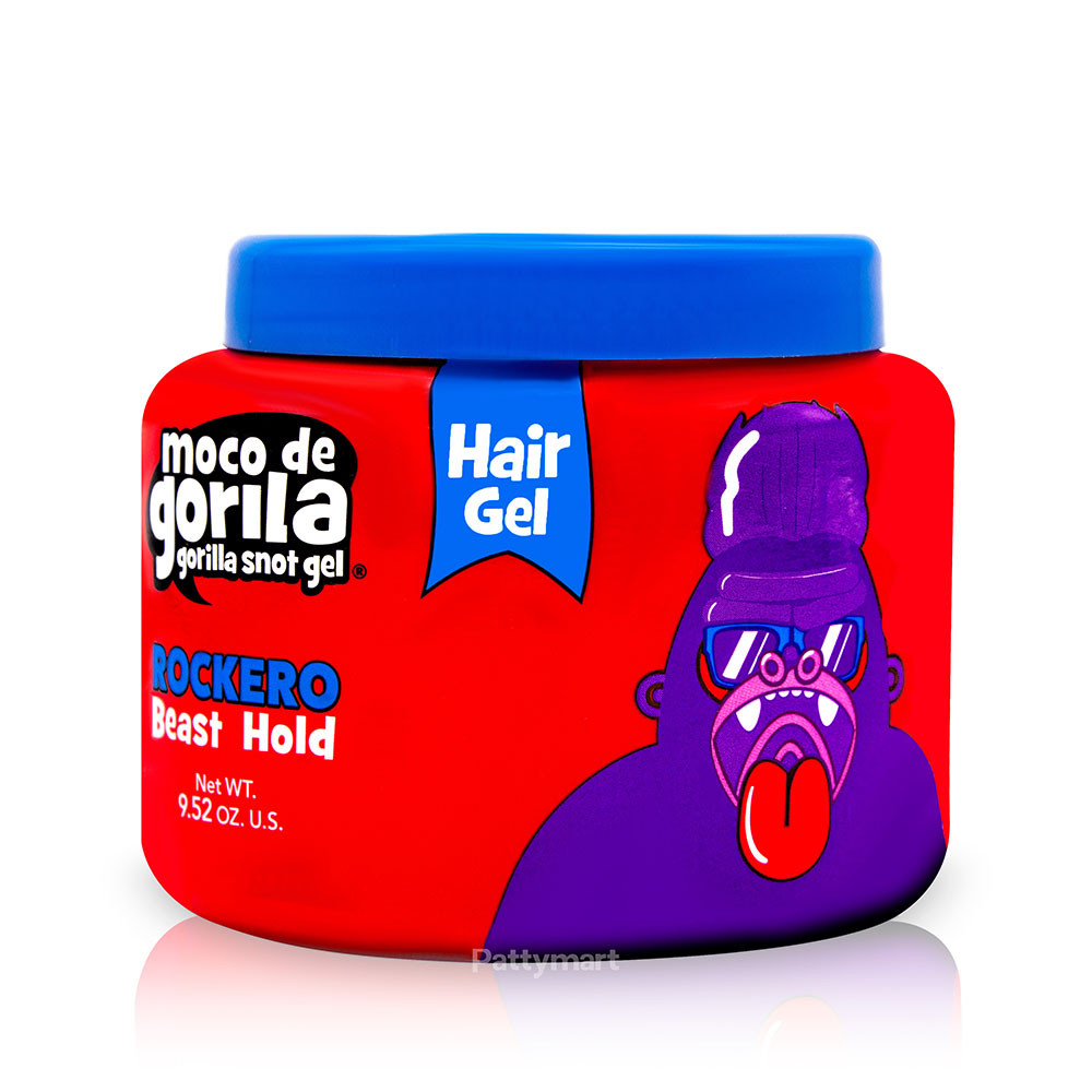 Gel Moco Gorila Rockero Jar (Rojo) 9.52 Oz