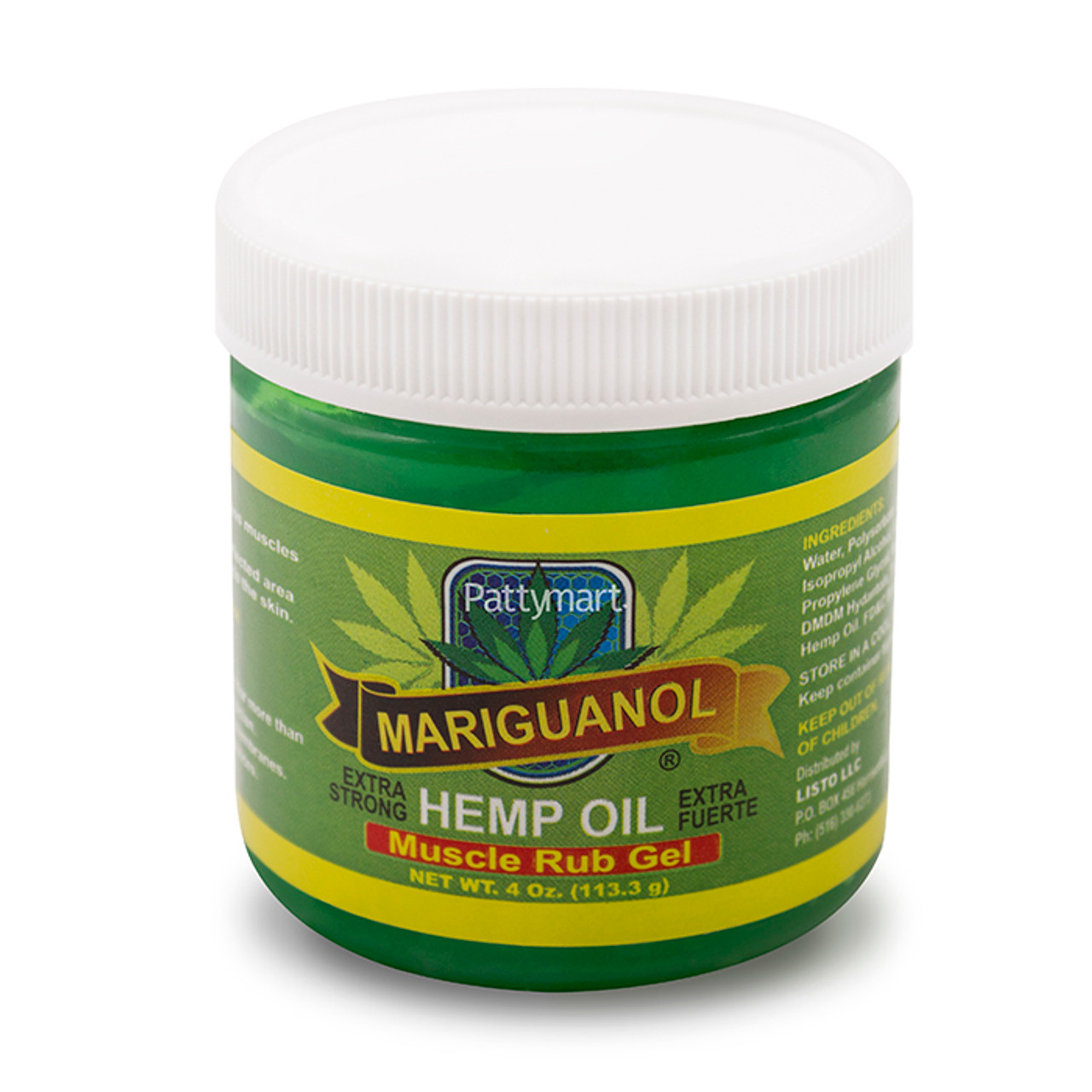 pics Mariguanol Hemp Oil mariguanol oil muscle rub gel 4oz