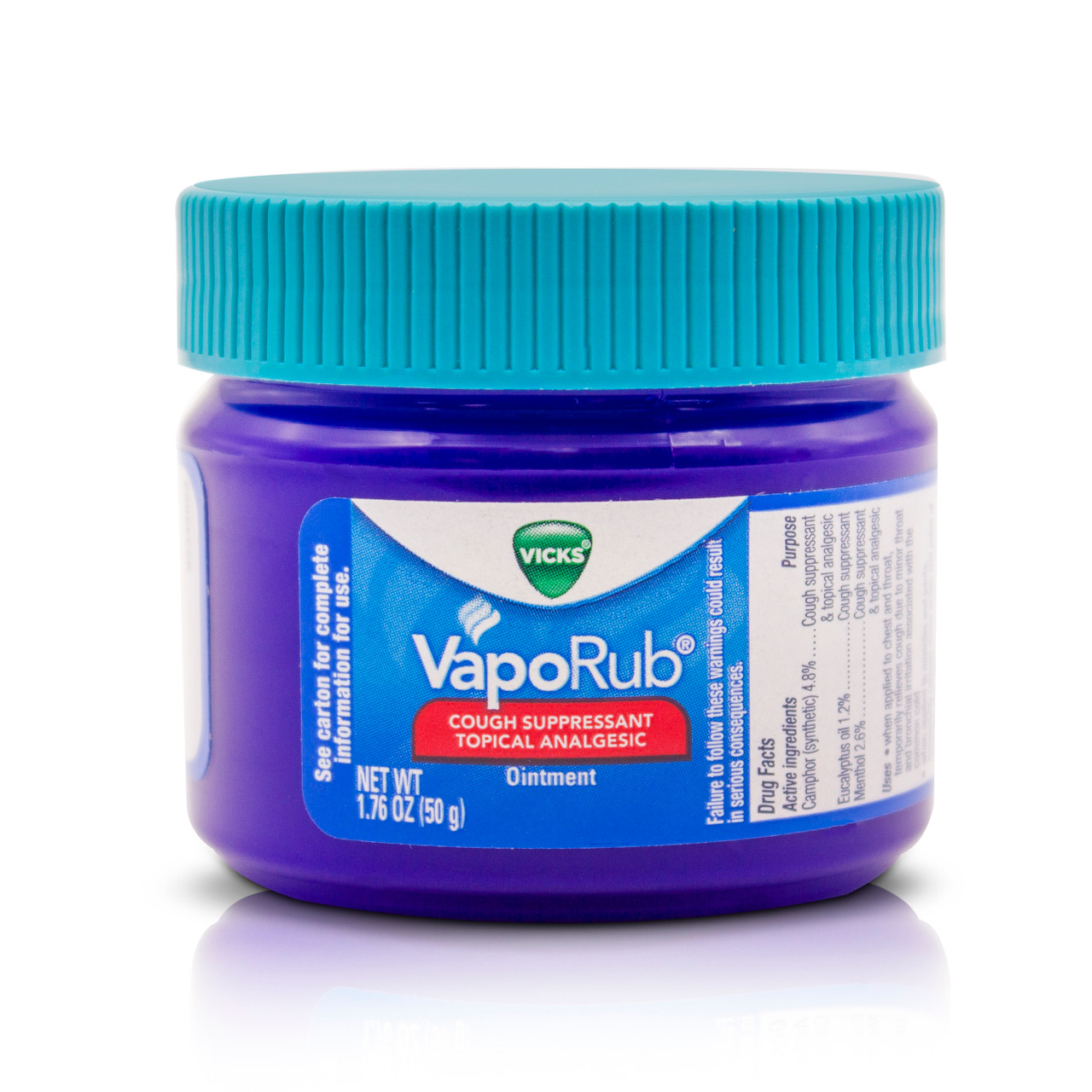 Vicks VapoRub 50 g, Tos y Congestión nasal