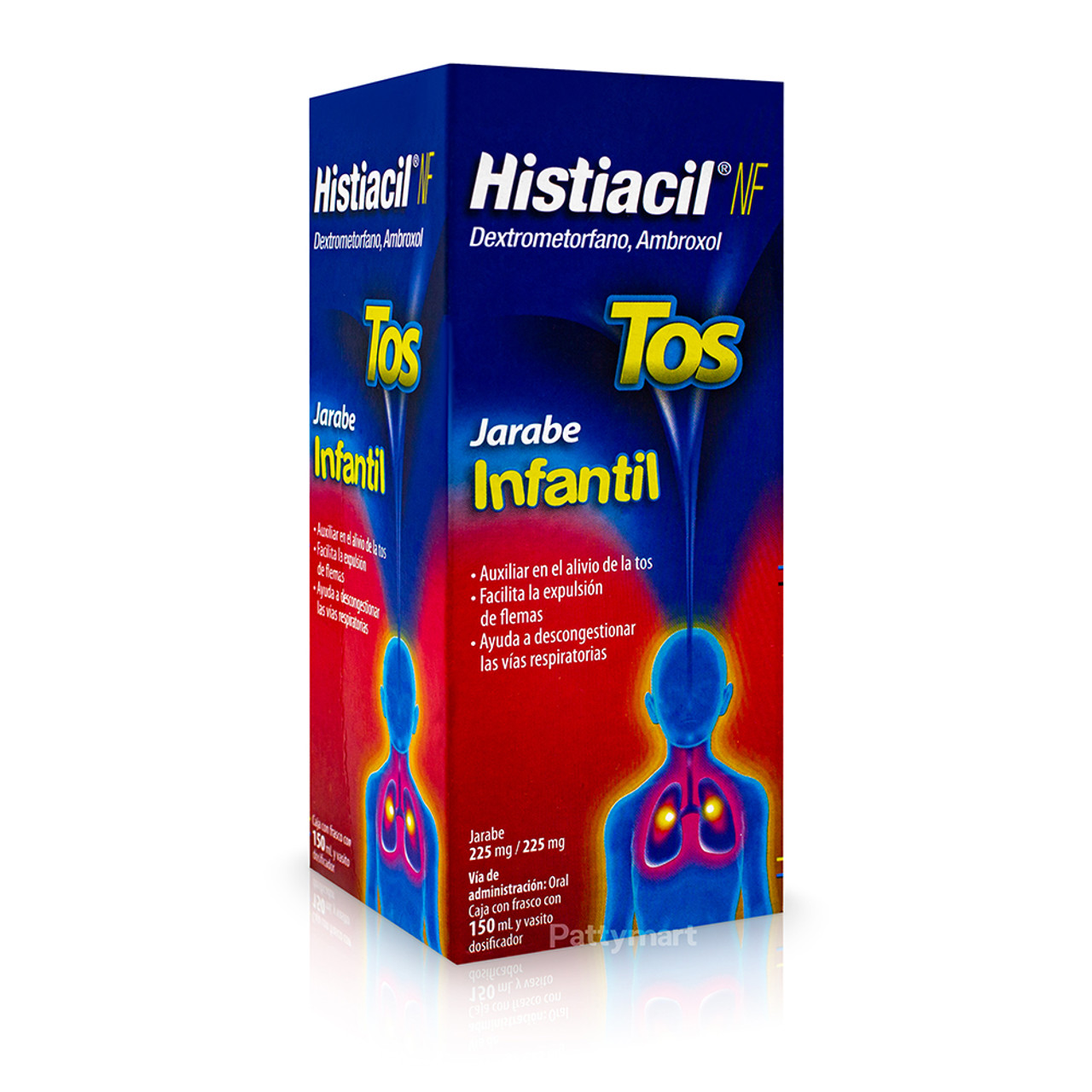 Histiacil- Children's cough syrup/ Jarabe infantil para la tos (150 ml)