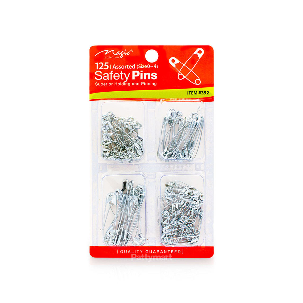 Ganchos de Ropa / Safety Pins x 125