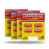 4 pack of artribion vitaminado sobre x 4 caps