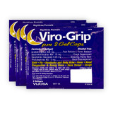 4 Pack // Viro Grip Gel Noche x 4 Sobres (8 Caps)