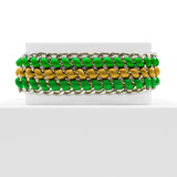 PULSERA BRAZIL GRUESA AJUSTABLE