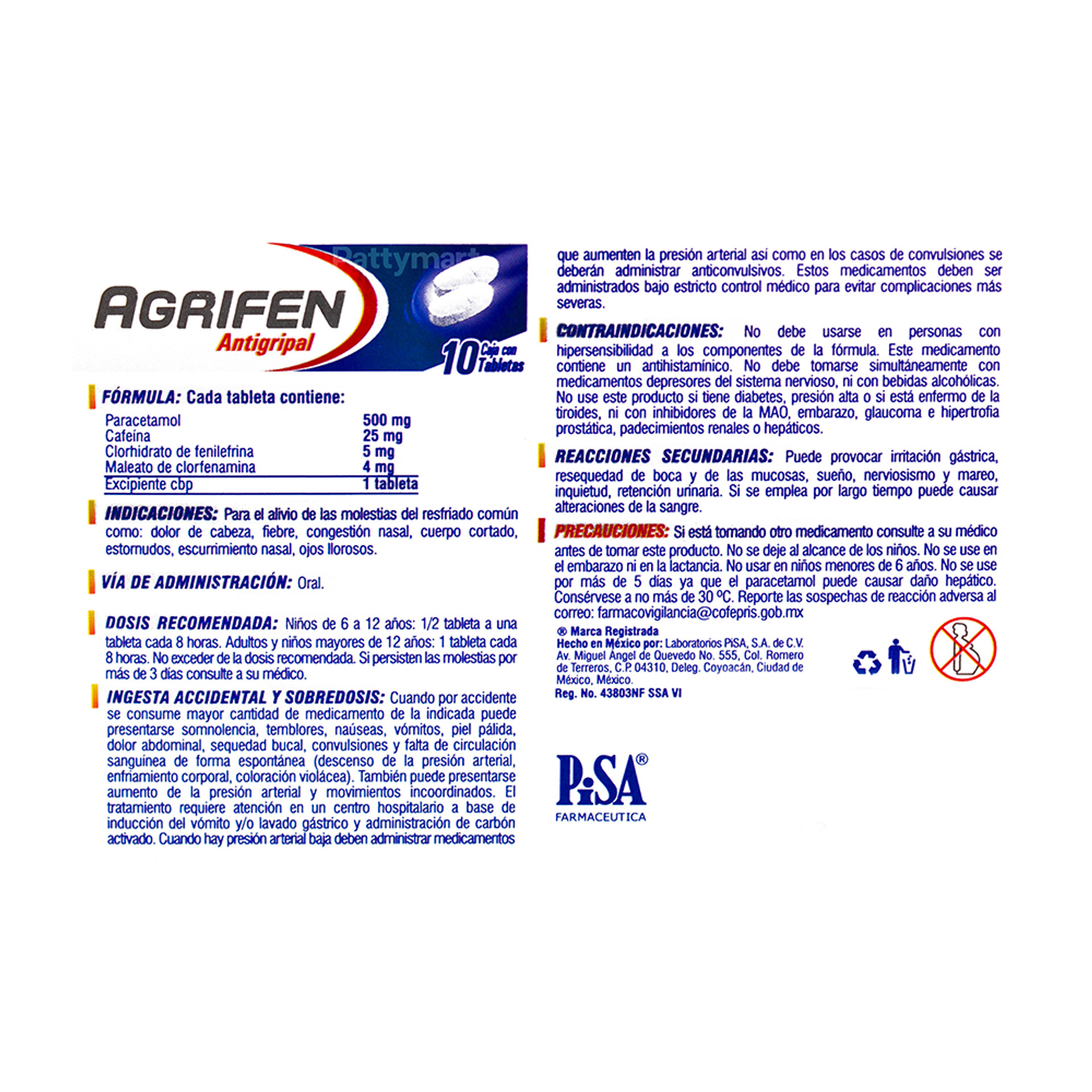 Agrifen: Para qué sirve realmente y por qué no es un dulce para la gripa