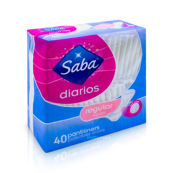 Saba- Regular pantiliners/ Protectores Diarios x 40