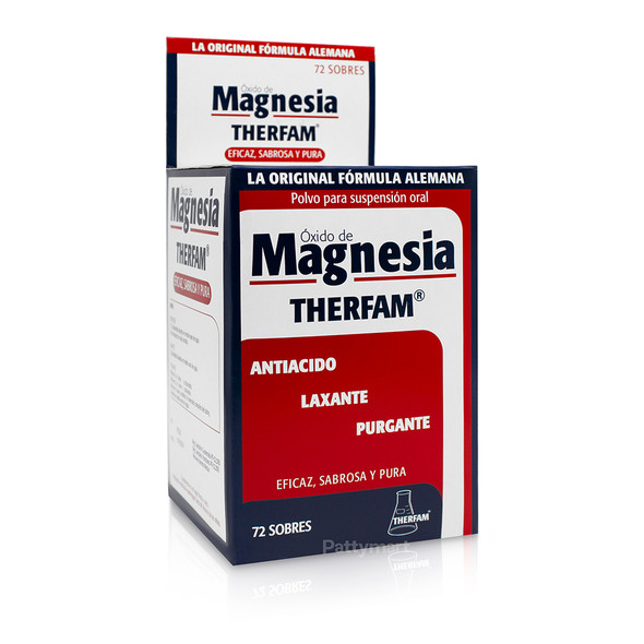 Oxido De Magnesia Therfam x 72 Sobres