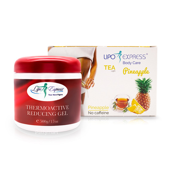 Set Lipo Thermoactive Gel 500 gr + Tea Lipo Express Pina X 30 bags Set Lipo Thermoactive Gel 500 gr + Tea Lipo Express Pina X 30 bags