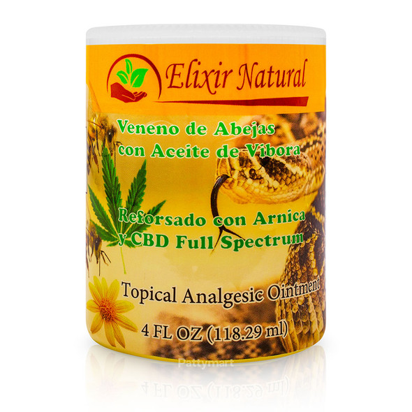 GEL VENENO DE ABEJA + ACEITE DE VIBORA + ARNICA Y CBD