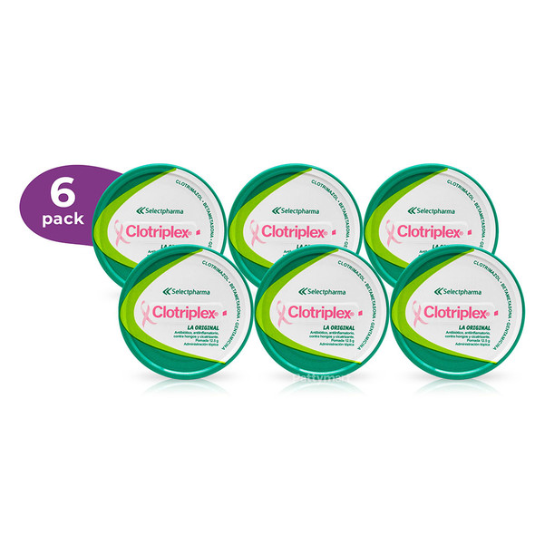 6 Pack // Clotriplex- Ointment/ Pomada 13gr