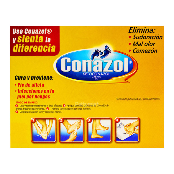 Conazol- Ketoconazole Cream/ Ketoconazol Crema (40 Gr)