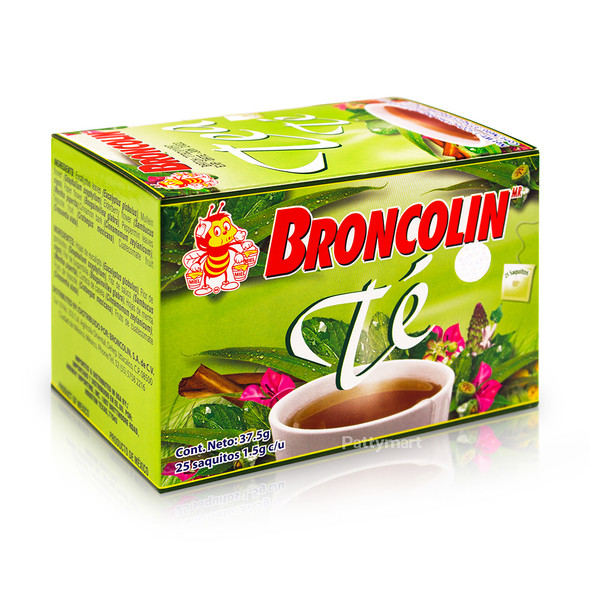 Broncolin Tea - 25 bags_Box_Caja