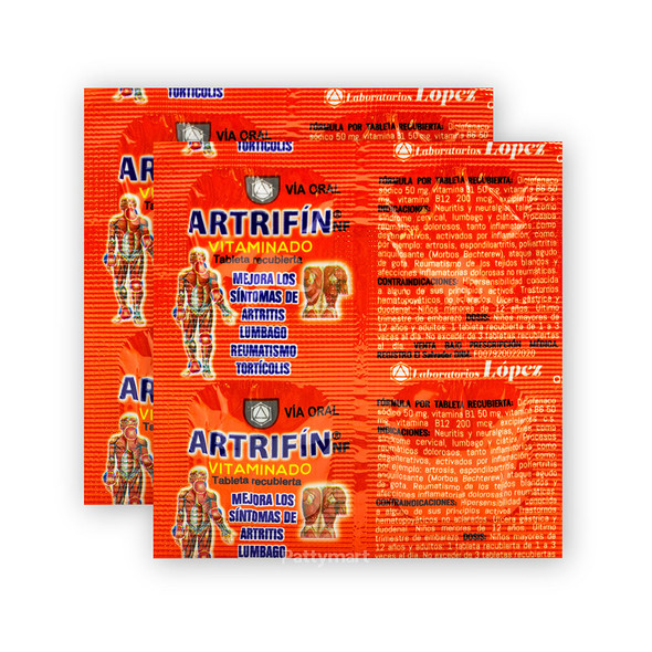 2 Pack // Artrifin Vitaminado Sachet x 4 Caps