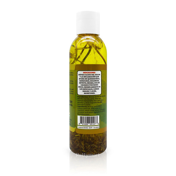 ACEITE ARNICA CON DICLOFENACO Y NAPROXENO 6 OZ (con semillas)