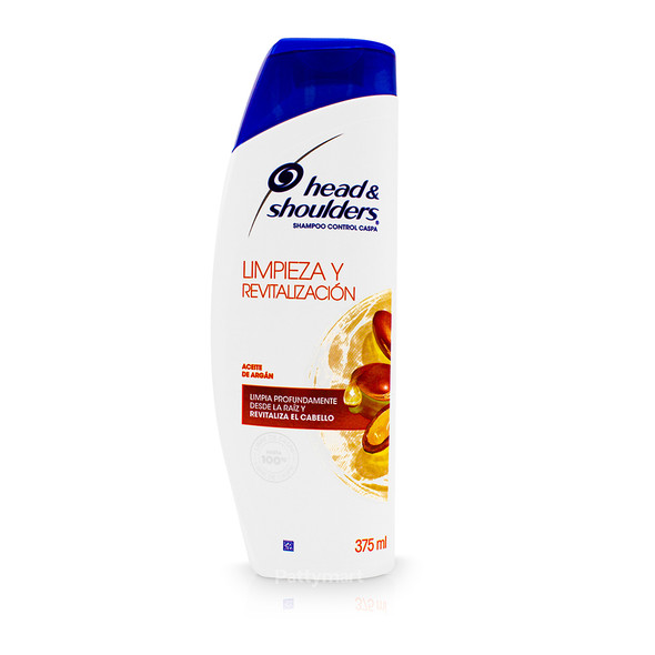 Head & Shoulder - Shampoo Argan limpieza y Revitalizacion / Argan Cleansing & Revitalizing Shampoo (375ml)