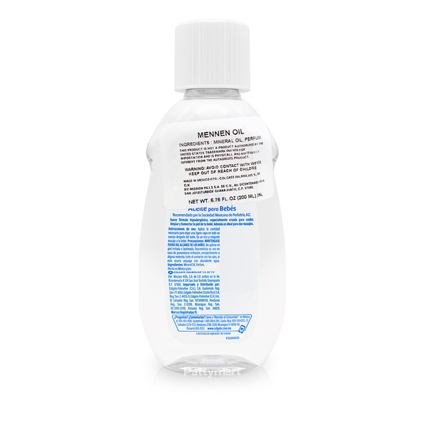 Mennen- Oil for Baby / Aceite para Bebe x 200 ml