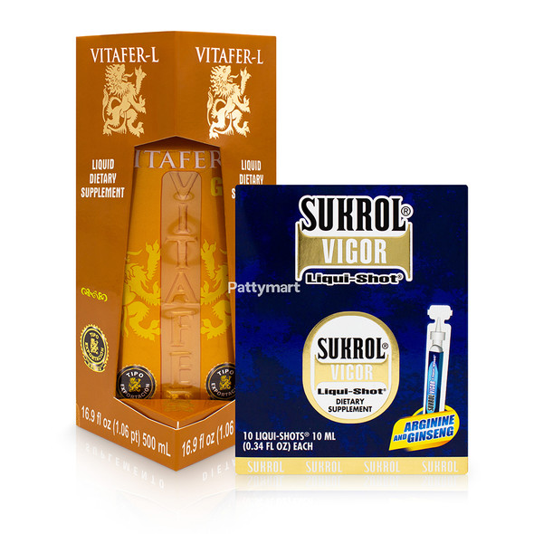 Set // Sukrol Vigor (10 Viales)+ Vitafer L 500 Ml