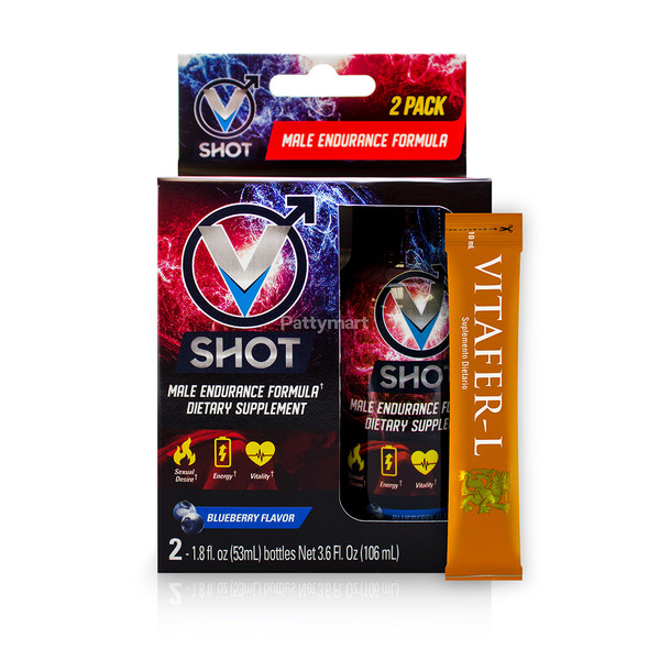 Set // V Shot (2 Botellas por caja) + Vitafer Vial 10 Ml