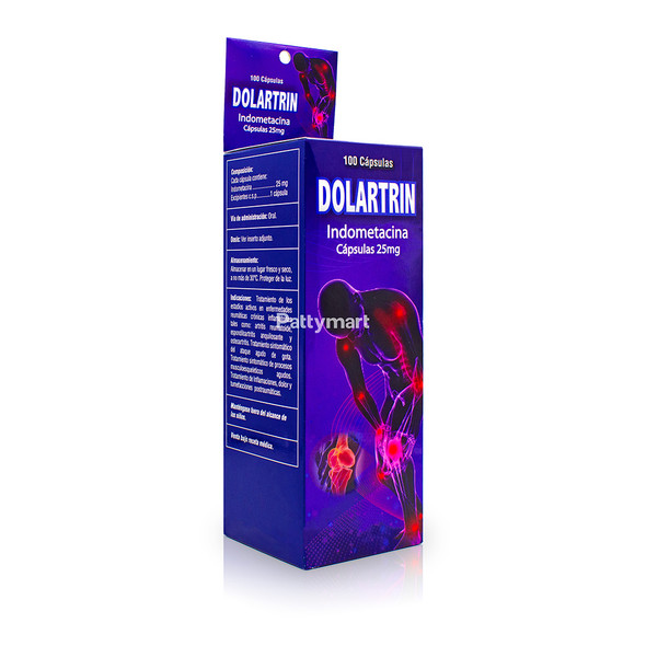 Dolartrin - Cápsulas De Indometacina Para Dolor E Inflamación / Indomethacin Capsules For Pain And Inflammation (Display)