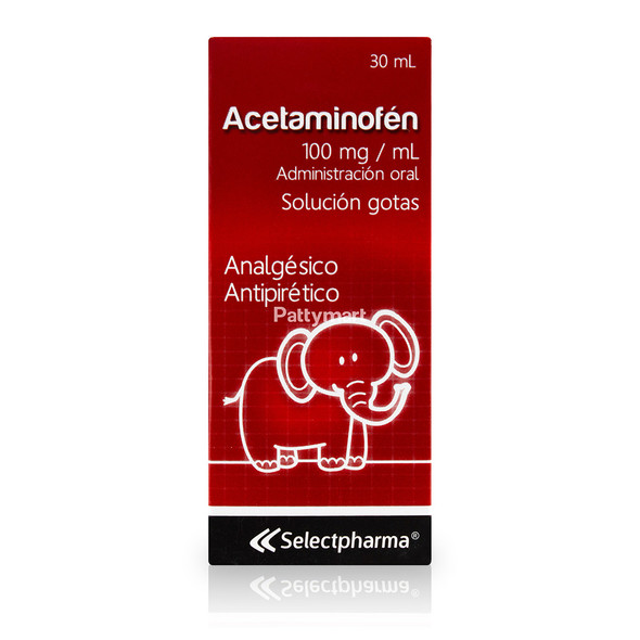 Acetaminofén - Gotas Analgésicas Y Antifebriles / Acetaminophen Oral Drops (30 Ml)