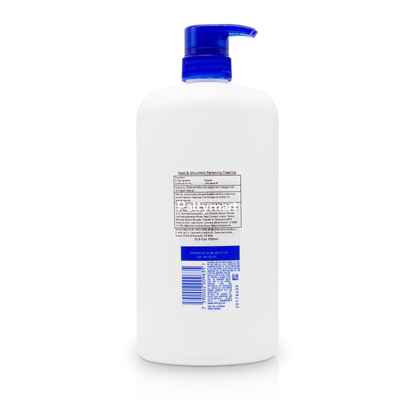 Head & Shoulders - Champú Limpieza Renovadora / Renewal Clean Shampoo (1000 Ml) Head & Shoulders - Champú Limpieza Renovadora / Renewal Clean Shampoo (1000 Ml)