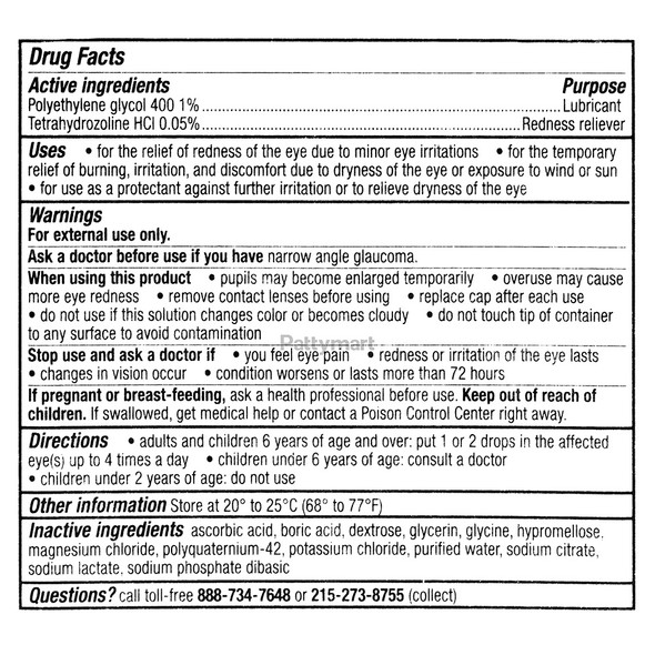 Visine – Gotas Oftálmicas Lubricantes / Visine Eye Drops Lubricant (0.28 Oz) Visine – Gotas Oftálmicas Lubricantes / Visine Eye Drops Lubricant (0.28 Oz)