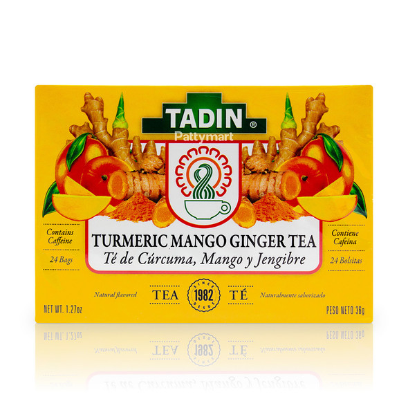 Tadin - Te Curcuma y Mango / Turmeric Mango Tea (24 Bags) Tadin - Te Curcuma y Mango / Turmeric Mango Tea (24 Bags)
