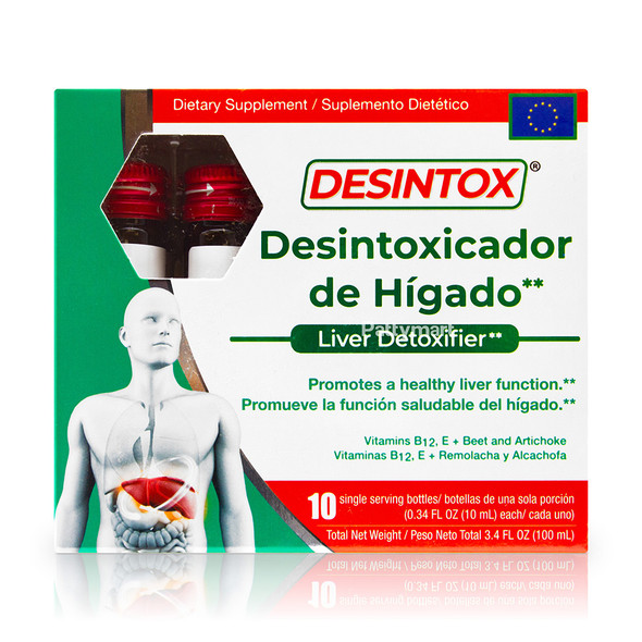 Suplemento Detox Hepático / Liver Detox Supplement (10 Viales x 10 Ml) Suplemento Detox Hepático / Liver Detox Supplement (10 Viales x 10 Ml)