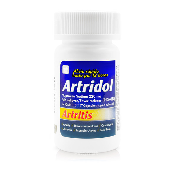 Artridol - Cápsulas para el Dolor Articular y Artritis / Arthritis & Joint Pain Relief Capsules (24 Caps)