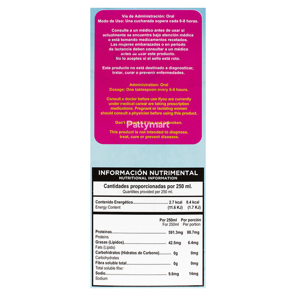 Zorritone - Jarabe Infantil con Pulmo Calcio Vitaminado Extra Fuerte / Children’s Pulmo-Calcium Vitamin Syrup Extra Strong (250 ml)