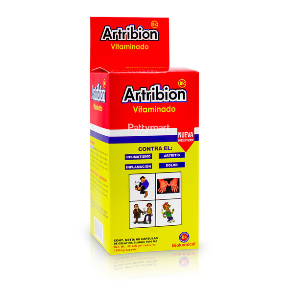 Artribion - Cápsulas Vitaminado / Vitaminated Capsules Bottle (60 Caps)
