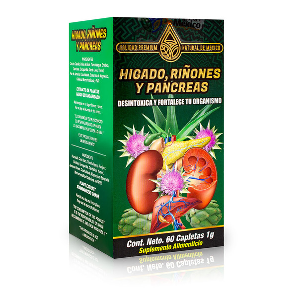 Liver Kidney & Pancreas Detox Support – 60 Caps