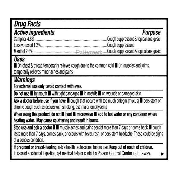 Flanax – Chest Rub Bibaporrú – Chest Rub Ointment – 50 g