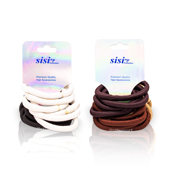 Sisi – Colas Cabello – Hair Elastic Bands – 12 pcs