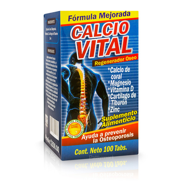 CALCIO VITAL X 100 TABS