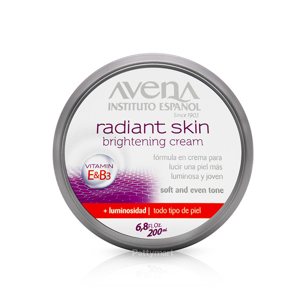 Avena Radiant Skin / Crema Piel Radiante 6.7oz