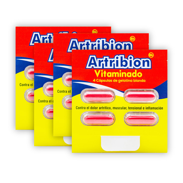 4 Pack // Artribion Vitaminado  X 4 Caps / 4 Sobres X 4 Caps 4 Pack // Artribion Vitaminado  X 4 Caps / 4 Sobres X 4 Caps