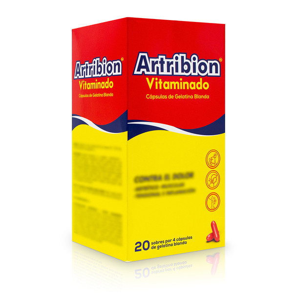 Artribion Vitaminado Display B-Complex Supplement 20 Sachets (80 Capsules)