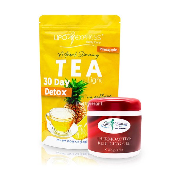 Set // 1 Lipo Express Pineapple Tea + 1 Lipo Thermoactive Gel
