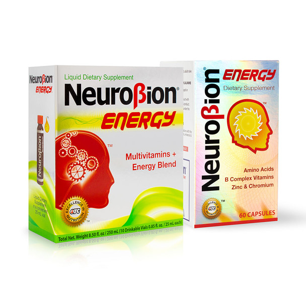 Set // 1 Neurobion Energy 10 Viales + 1 Neurobion Energy 60 Caps