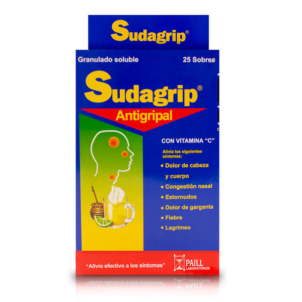 Sudagrip Antigripal Te Display X 25 sobres_Box_Caja